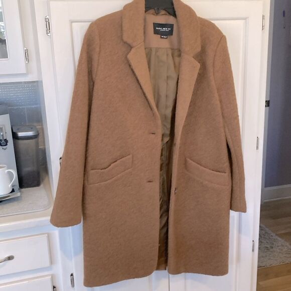 Marc New York Pressed Bouclé Wool Coat Size 10 - Picture 3 of 10